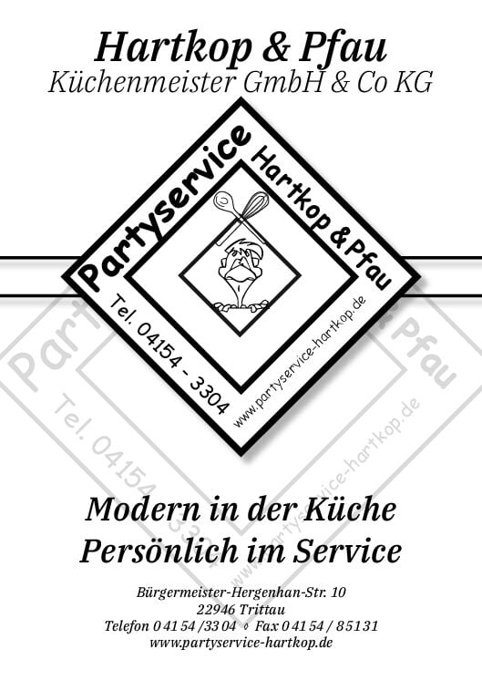 Logo von Hartkop & Pfau Partyservice Trittau