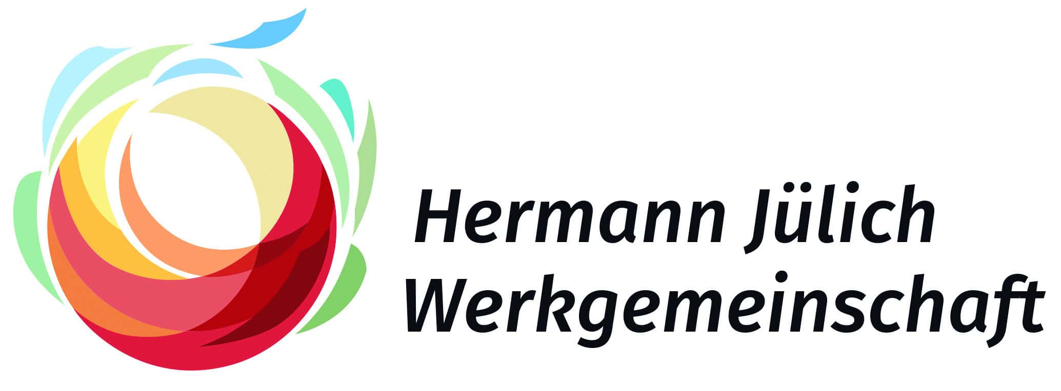 Logo Hermann Jülich Werkgemeinschaft mit buntem Kreis