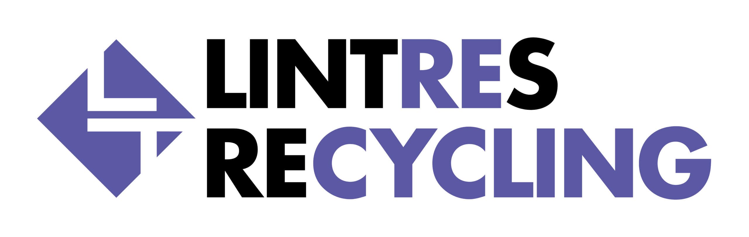Logo von Lintres Recycling mit Pfeilsymbol
